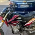 Moto furtada é encontrada em residência abandonada no bairro Popular Nova