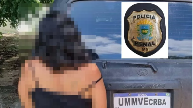 Condenada a quase 23 anos de prisão por roubo e furto é presa pela Polícia Penal de Corumbá