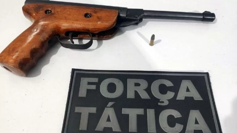 Força Tática prende autor por ameaça com arma de fogo em Corumbá