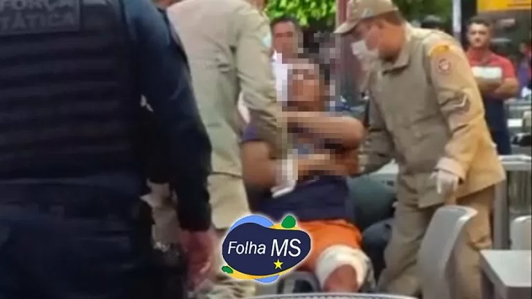 Desentendimento por partida de futebol acaba com homem baleado no centro de Corumbá