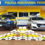 PRF apreende 54,4 Kg de drogas e prende cinco pessoas em Miranda