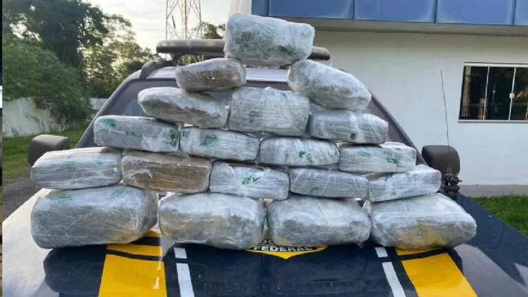 PRF apreende 20 Kg de “supermaconha” escondidos em máquinas de lavar roupa em Corumbá