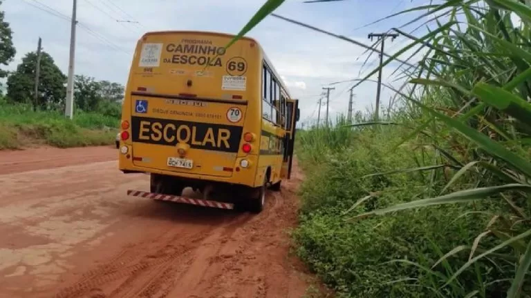 Motorista de ônibus escolar é preso em flagrante por tráfico de drogas em MT