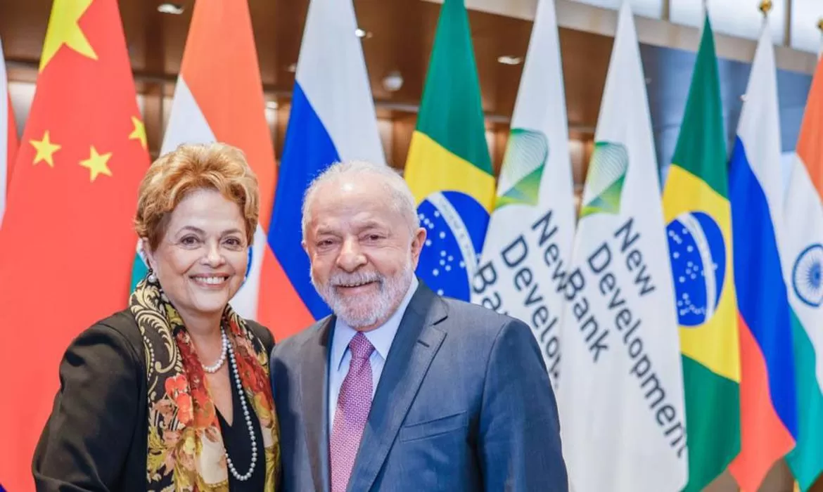 Você está visualizando atualmente Lula destaca viés social do Banco do Brics em posse de Dilma Rousseff