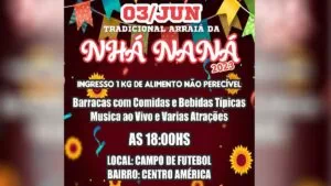 Leia mais sobre o artigo Arraiá da Nhá Naná vai animar Corumbá neste sábado com música, quadrilha e solidariedade