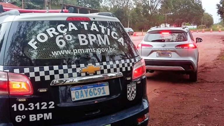 Veículo alugado é recuperado pela PM quando seguia para Bolívia