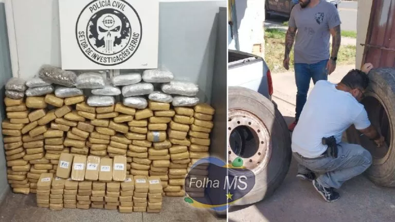 Polícia Civil prende homem com mais de 200 kg de drogas em Corumbá