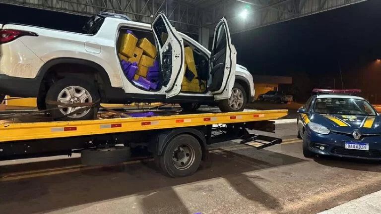 PRF apreende mais de uma tonelada de maconha em Ponta Porã