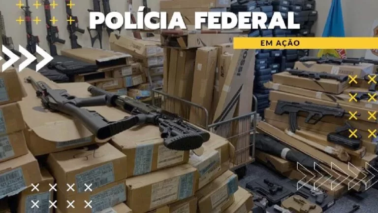 Polícia Federal realiza operação contra CACs que usam armas registradas para cometer crimes
