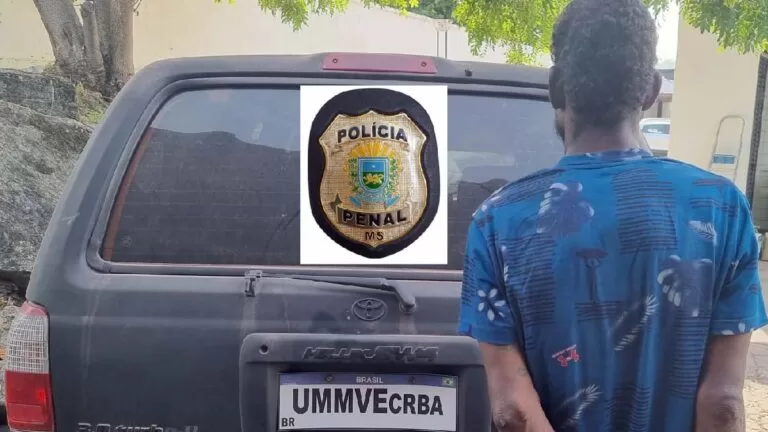 Fugitivo do sistema prisional é preso pela Polícia Penal em Ladário
