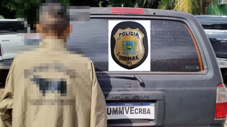 Polícia Penal prende homem que descumpriu monitoramento eletrônico em Corumbá