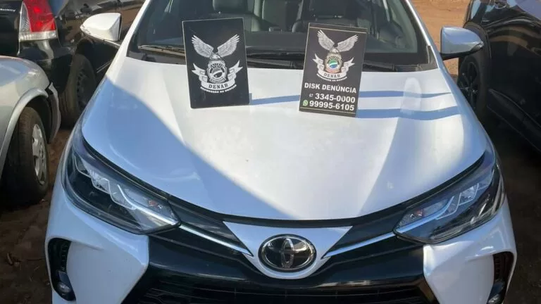 Trio é preso em Campo Grande por tentar vender carro alugado na Bolívia