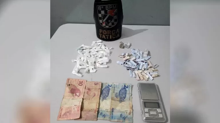 Força Tática prende homem por tráfico de drogas em Corumbá