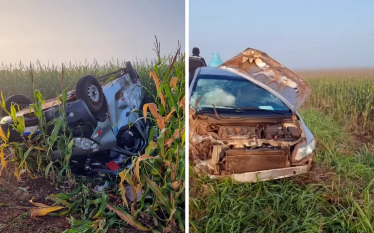 Comerciante morre e sete ficam feridos em colisão frontal na MS-162