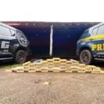 Polícia Civil e PRF apreende mais de 50 kg de drogas em camionete na BR-262