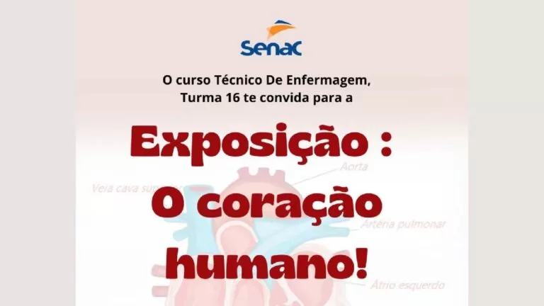 Alunos do Senac promovem exposição sobre o coração humano e oferece serviços de saúde gratuitos