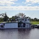 Marinha do Brasil realiza levantamento hidrográfico no Canal do Tamengo na Bolívia