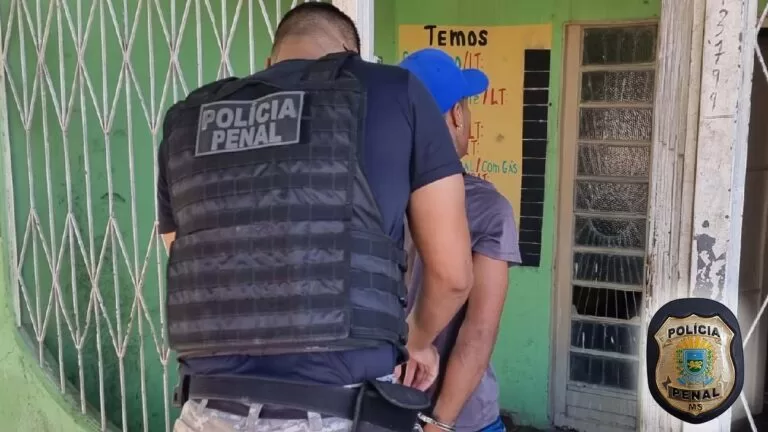 Condenado por roubo é preso pela Polícia Penal no bairro Popular Nova