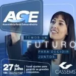 Cassems realiza Assembleia Geral Extraordinária no próximo dia 27