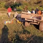 Trabalhador Rural é socorrido após cair de trator e ser atropelado