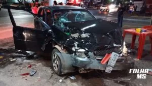 Leia mais sobre o artigo Motorista embriagado que provocou acidente com cinco feridos em Corumbá é preso pela PM