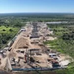 Com várias frentes de trabalho, obra da ponte da Rota Bioceânica avança no Brasil e Paraguai