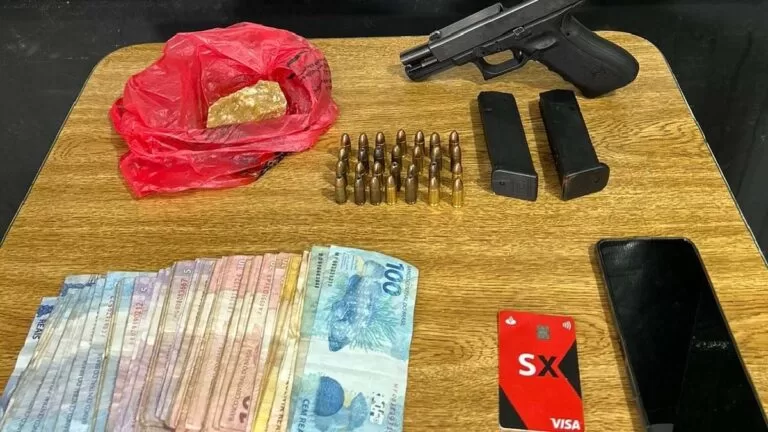 Polícia Civil prende homem por tráfico de drogas e porte ilegal de arma em Dourados