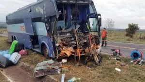 Leia mais sobre o artigo Acidente com ônibus que transportava bolivianos deixa um morto na MS-040