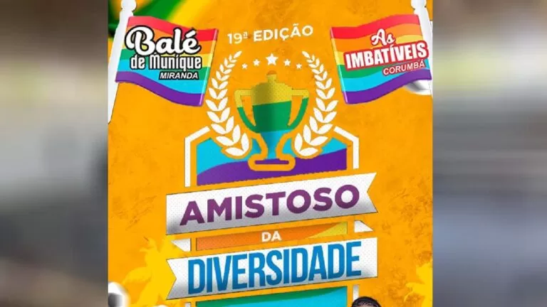 Amistoso da Diversidade acontece neste sábado no ginásio do Corumbaense