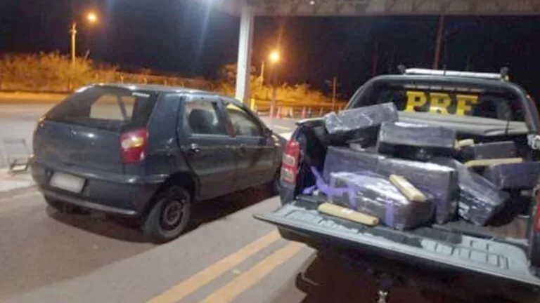 PRF apreende 304 Kg de maconha em rodovia de MS