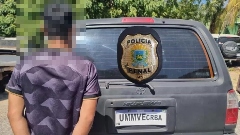 Polícia Penal prende condenado por tráfico de drogas no Popular Velha