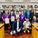 Equipe da Academia Patrícia Gonzales é homenageada pela Câmara de Corumbá