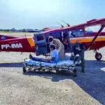 Idoso com insuficiência respiratória é resgatado pelos bombeiros em aldeia no Pantanal