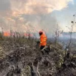 Bombeiros de MS atuam em três incêndios florestais no Pantanal