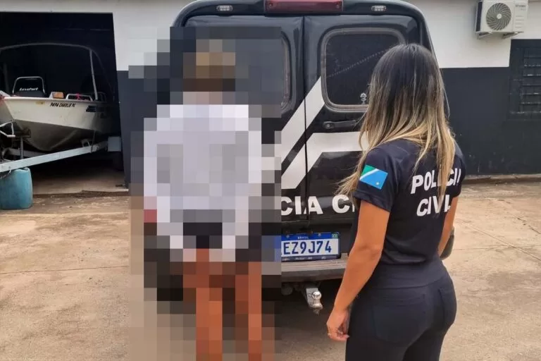 adolescente apreendida