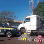 Caminhão com 135 Kg de cocaína e metanfetamina é apreendido pela PRF em Terenos