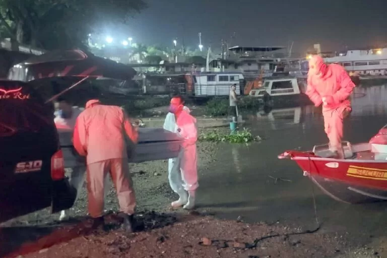 Corpo é encontrado no rio Paraguai pelos Bombeiros