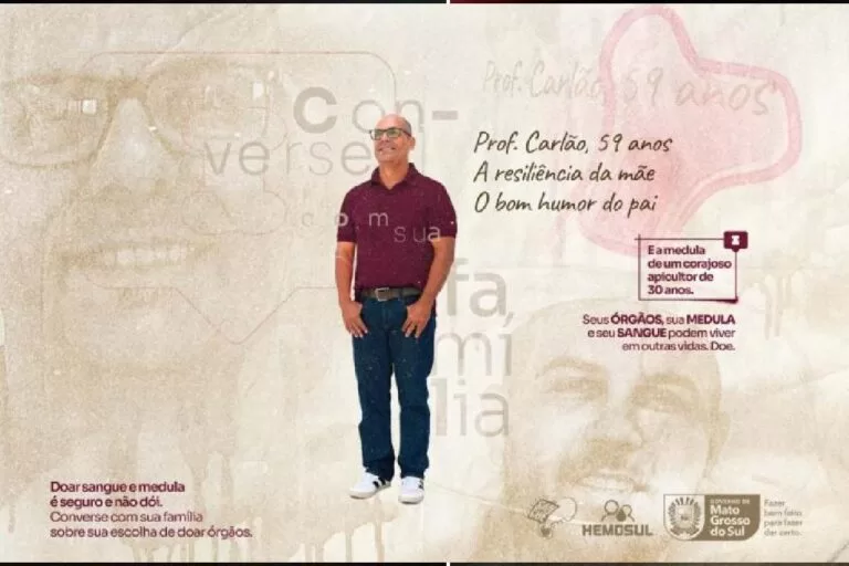 Doação de órgãos é tema de campanha do Governo de MS