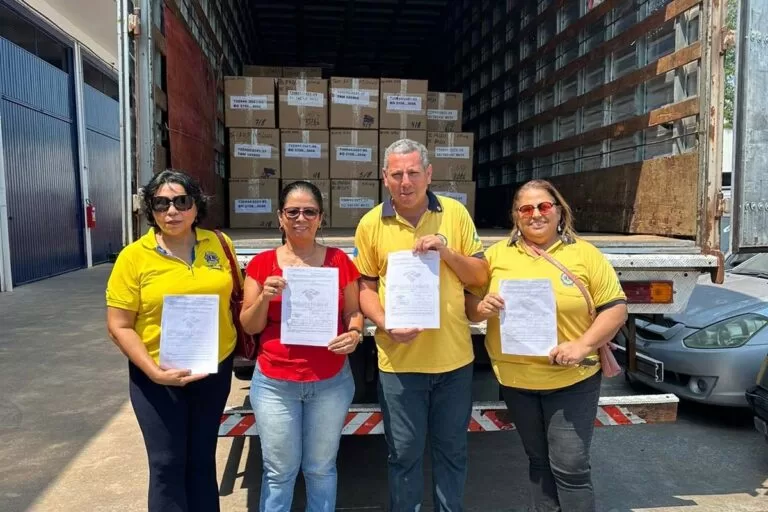 Doação da Receita Federal em Corumbá