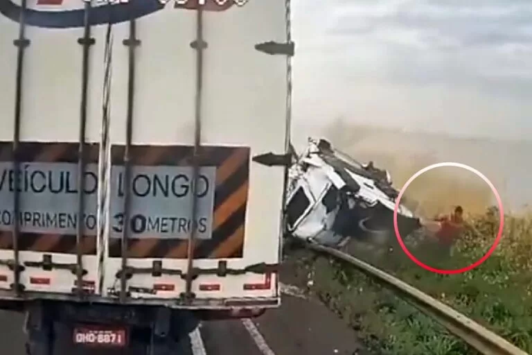 acidente impressionante