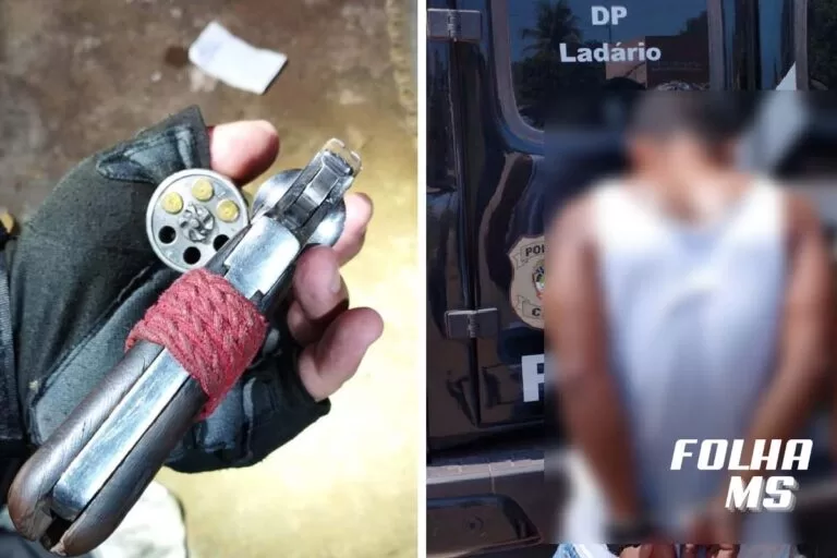 Homem é preso após atirar em indivíduo em Ladário