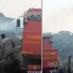 Incêndio florestal em Maria Coelho é controlado pelos bombeiros