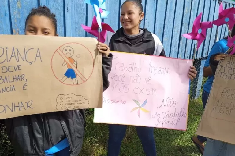 Aluna de escola rural de Corumbá se destaca em prêmio nacional contra o trabalho infantil