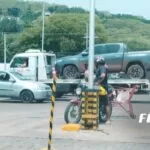 Força Tática localiza caminhonete furtada em estacionamento de supermercado