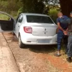 Carro furtado em Brasília é recuperado pela Polícia Militar em Bonito