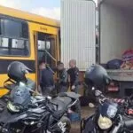 Quadrilha é presa com 1 tonelada de maconha em ônibus escolar em Terenos | vídeo