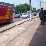 Motociclista fica ferido após queda devido a óleo na pista em Corumbá