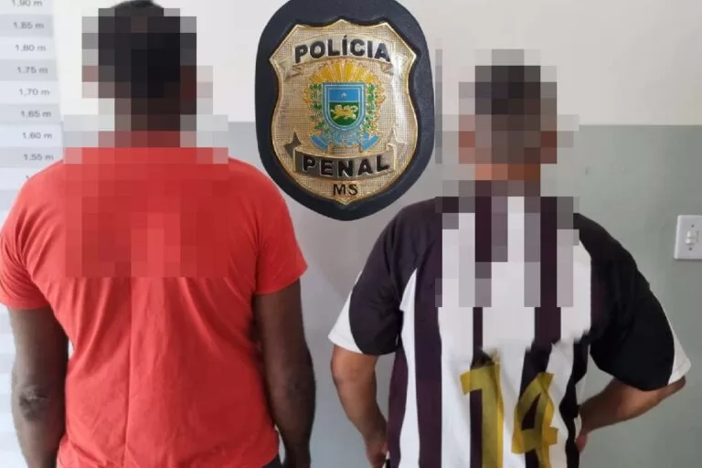Polícia Penal captura dois foragidos da justiça em Corumbá