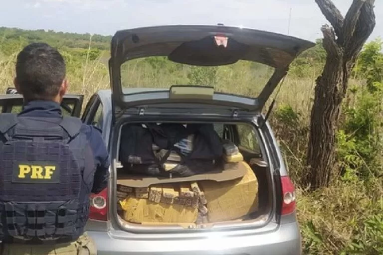 PRF apreende mais de 400 quilos de maconha em abordagem a motorista em Campo Grande