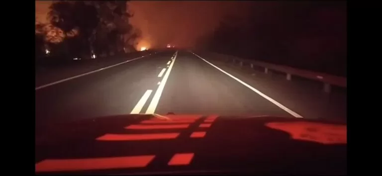 Incêndio bloqueia acesso a BR-262 no Pantanal